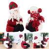 2pcs/set Red Wine Bottle Cover Bags Santa Claus Dinner Table Santa Claus+Snowman Decoration - whosedrop