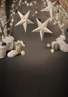 Dark gray background Christmas backdrop for child photo - whosedrop