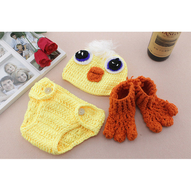 Shop Knitting soft hat baby clothing cute animal newborn