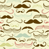 Beard father's day pattern backdrop newborn children photos-cheap vinyl backdrop fabric background photography