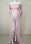 Maternity photography clothes maxi chiffon maternity dress - whosedrop