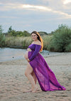 Maternity photography clothes maxi chiffon maternity dress - whosedrop