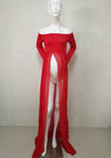 Maternity photography clothes maxi chiffon maternity dress - whosedrop