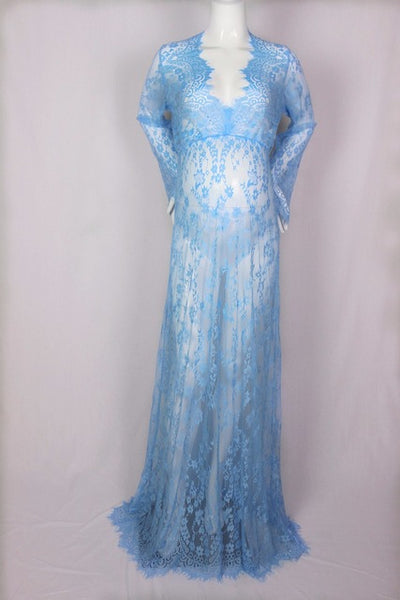 Maternity photography clothing Lace Maternity dress fancy shooting photo - whosedrop