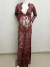 Maternity photography clothing Lace Maternity dress fancy shooting photo - whosedrop