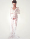 Maternity photography clothing Lace Maternity dress fancy shooting photo - whosedrop