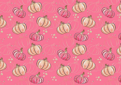 Cute pink backdrop for child autumn pumpkin background-cheap vinyl backdrop fabric background photography
