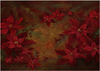 Fine art background red floral backdrop