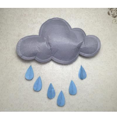 Baby Wall Hanging Decoration Cute Color Clouds Raindrops Newborns Photography Props Decoration - whosedrop