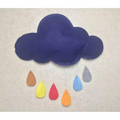 Baby Wall Hanging Decoration Cute Color Clouds Raindrops Newborns Photography Props Decoration - whosedrop
