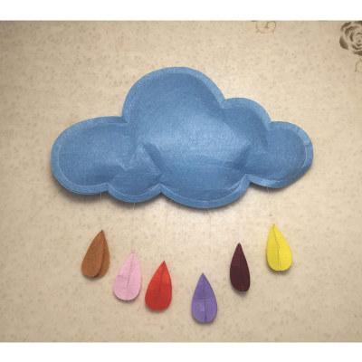 Baby Wall Hanging Decoration Cute Color Clouds Raindrops Newborns Photography Props Decoration - whosedrop
