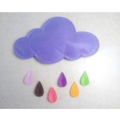 Baby Wall Hanging Decoration Cute Color Clouds Raindrops Newborns Photography Props Decoration - whosedrop