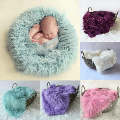 Baby Full Moon Clothing Newborn Photography Props Long Blanket - whosedrop