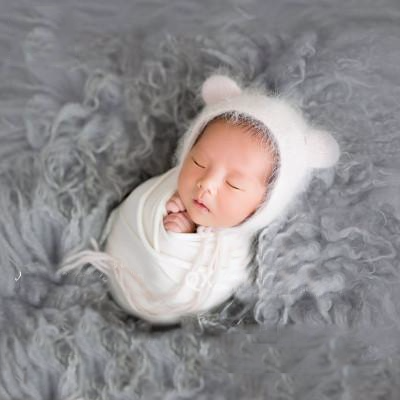 Newborn Photography Props Multicolor Milk Velvet Wrapped - whosedrop