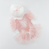 Lace pearl onesie