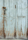 Light blue retro door backdrop photography-cheap vinyl backdrop fabric background photography