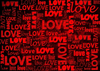 Black red Valentine Backdrop Love heart-cheap vinyl backdrop fabric background photography