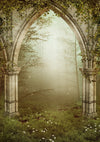 Photo Backdrop door Secluded Forest Photography fantastic Backdrop-cheap vinyl backdrop fabric background photography