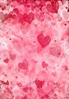 Red love background Valentine's Day backdrops-cheap vinyl backdrop fabric background photography