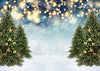 Christmas tree backdrop winter background