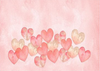 Valentines day backdrop pink heart background