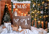 Xmas backdrops Christmas tree background with snow-cheap vinyl backdrop fabric background photography