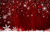 Red Christmas backdrop snowflake - whosedrop