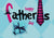 Happy fathers day backdrop blue background