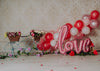 Valentine's day background child backdrop