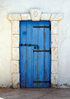 Blue door backdrop senior background - whosedrop