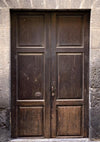 Dark brown door backdrop senior background - whosedrop