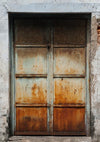 Rusty iron door backdrop senior - whosedrop