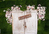 Vintage white door backdrop for wedding photography-cheap vinyl backdrop fabric background photography