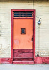 Red door backdrop senior background - whosedrop