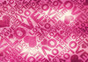 Fuchsia backdrop with letters for Valentine's day-cheap vinyl backdrop fabric background photography