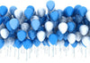 Blue balloon background for party backdrop-cheap vinyl backdrop fabric background photography