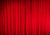 Red theater curtain backdrop for stage
