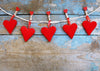 Wooden wall and red love backdrop for Valentine's Day - whosedrop