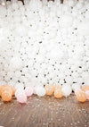Party white balloon background for children wedding backdrop-cheap vinyl backdrop fabric background photography
