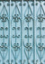 Vintage old iron blue door backdrop for children