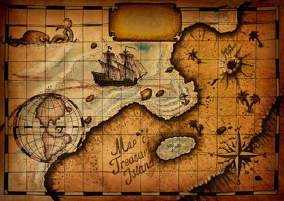 Shabby navigational chart photography backdrop for child-cheap vinyl backdrop fabric background photography
