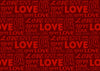 Red letters backdrop for Valentine's day photography - whosedrop