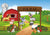 Children's photography background spring farm backdrop