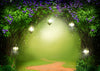 Spring photography backdrop dreamy forest for child-cheap vinyl backdrop fabric background photography