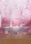 Fantasy purple backdrop Easter photography background-cheap vinyl backdrop fabric background photography