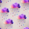 Children photography backdrop purple clouds-cheap vinyl backdrop fabric background photography