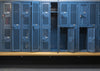 Blue metal cage lockers room backdrop sports-cheap vinyl backdrop fabric background photography