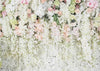 Flower backdrop for wedding/party photo-cheap vinyl backdrop fabric background photography