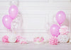Baby girl backdrop cake smash birthday-cheap vinyl backdrop fabric background photography