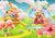 Child candy house backdrop forest background